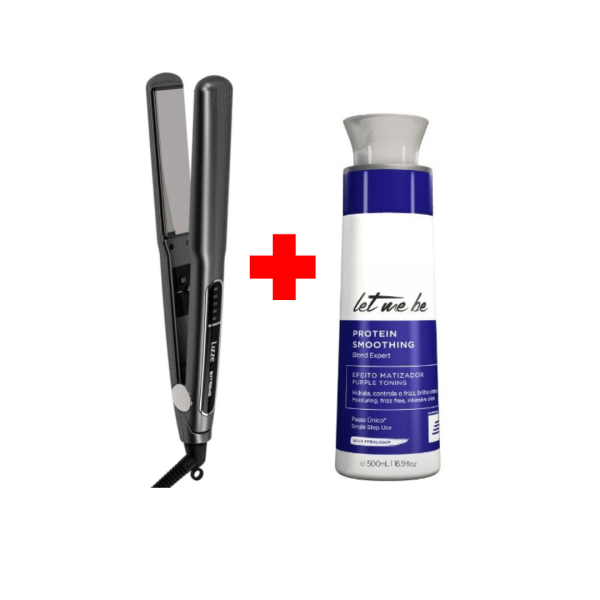 Alisamento Blond Expert Passo Único | 1L + Prancha Lizze Extreme